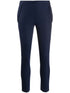 pantalones slim de punto